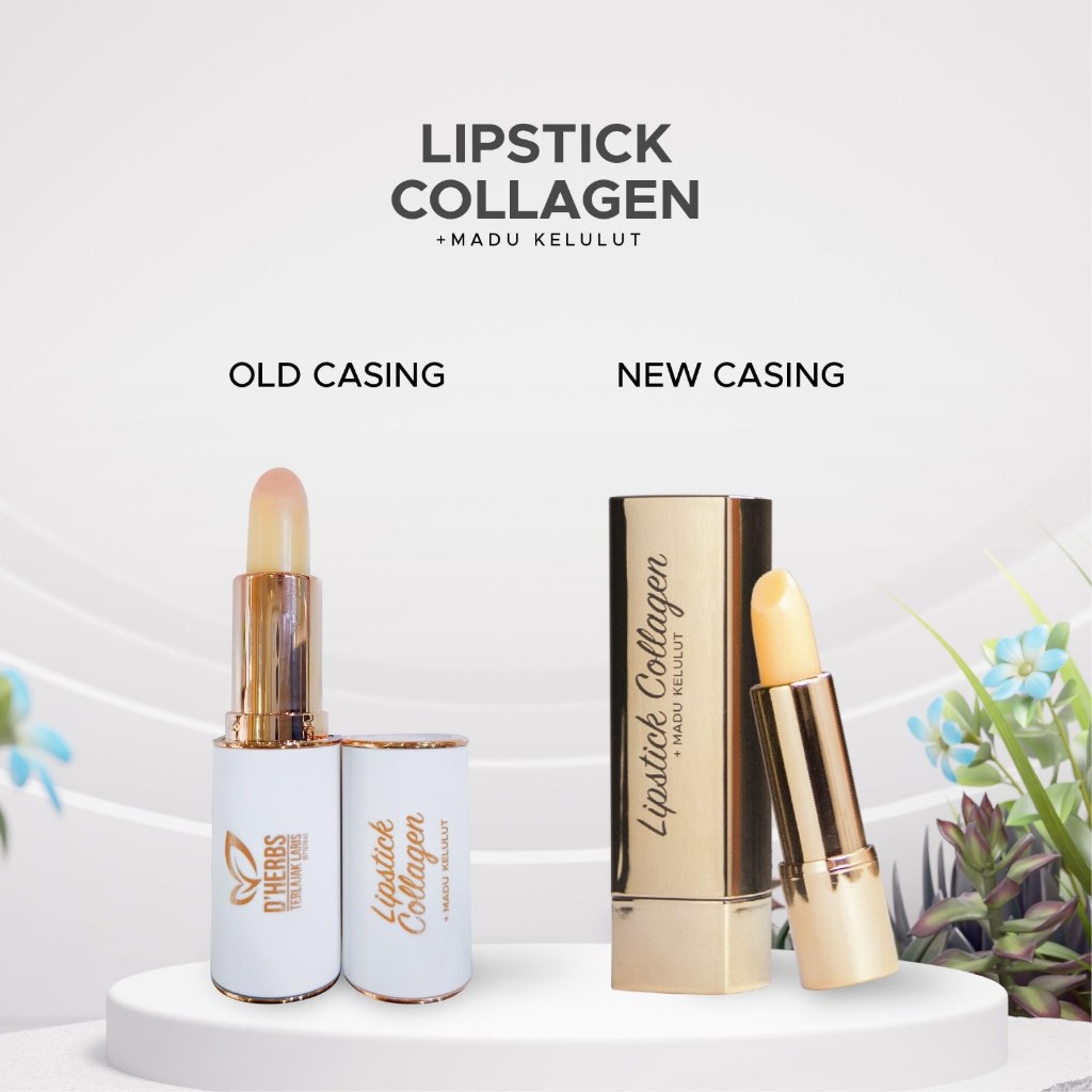 DHERBS LIPSTICK COLLAGEN PLUS MADU KELULUT