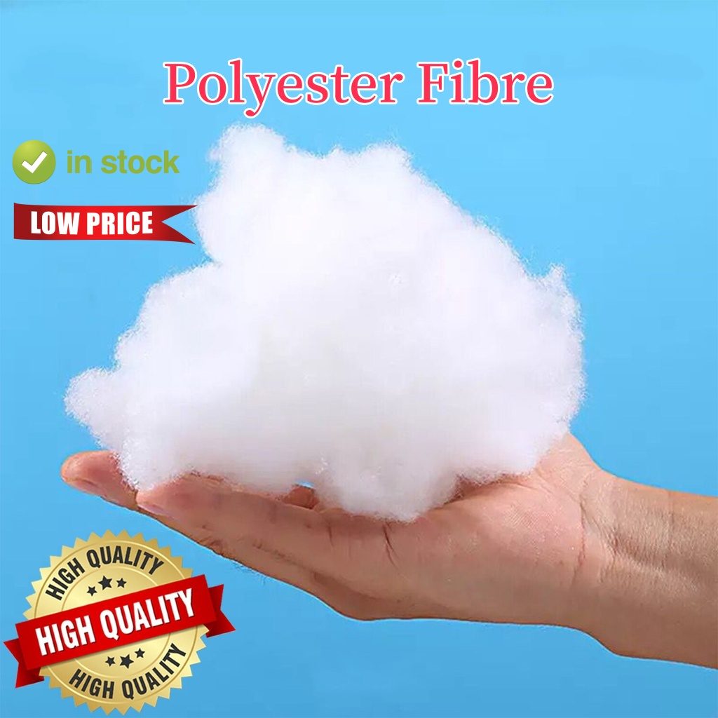 500g 1kg Grad AAA Polyester Fiber PP Cotton Repack Refill Stuffing Doll Pillow Kapas Sintetik Bantal Patung 高弹填充棉手工玩偶棉花