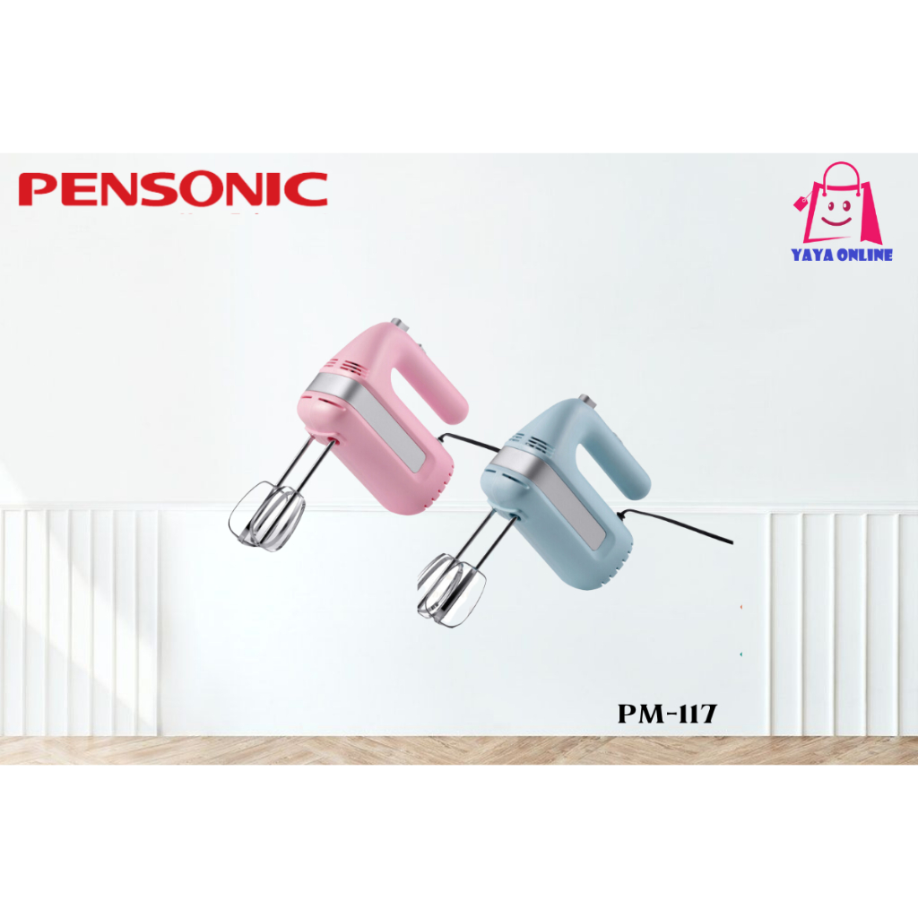 Pensonic Hand Mixer PM-117(B) BLUE / PM-117(P) PINK / PM-116(B) BLUE / PM-116(G) GREEN