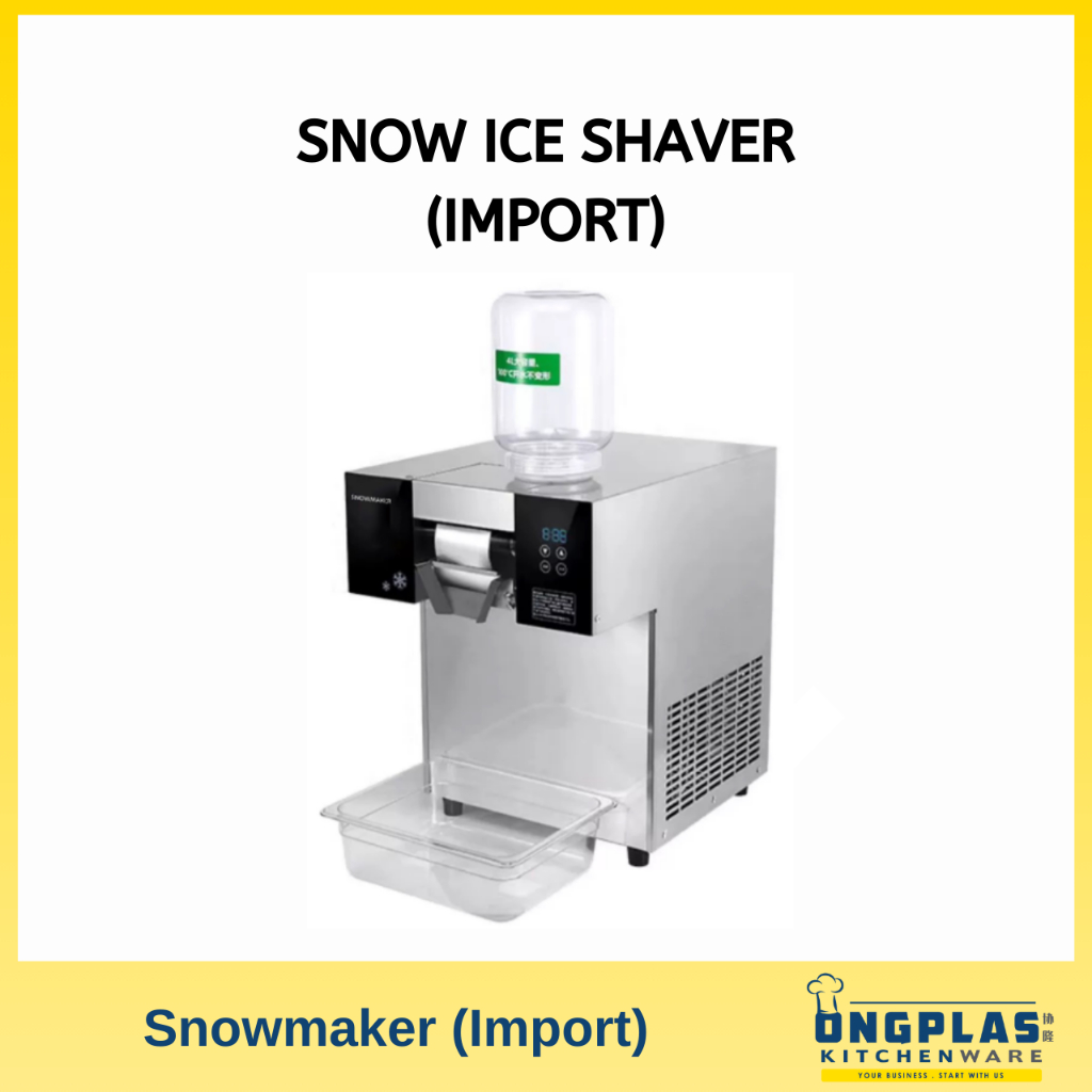 😎READY STOCK😎 SNOWFLAKE ICE MACHINE COMMERCIAL (IMPORT) / ICE MAKER SMOOTHIE CREAM / SNOW ICE SHAVER MACHINE / 1000W