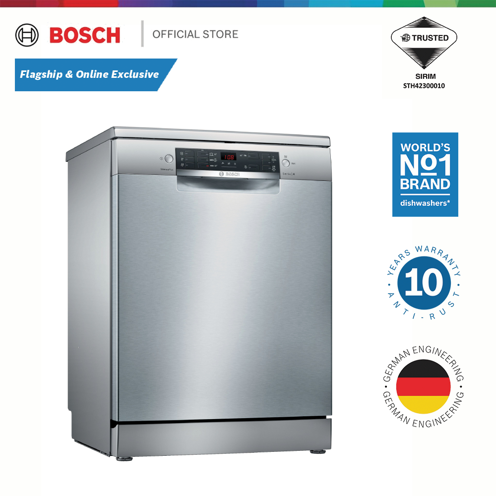 Bosch Series 4 Freestanding Dishwasher Stainless Steel - SMS45DI10Q [New Flagship Exclusive]