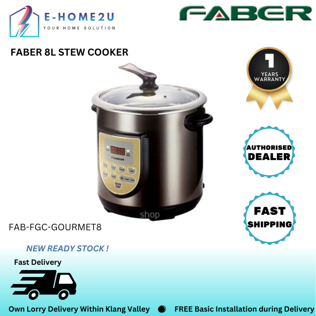 FABER (FAB-FGC-GOURMET8 ）8L STEW COOKER