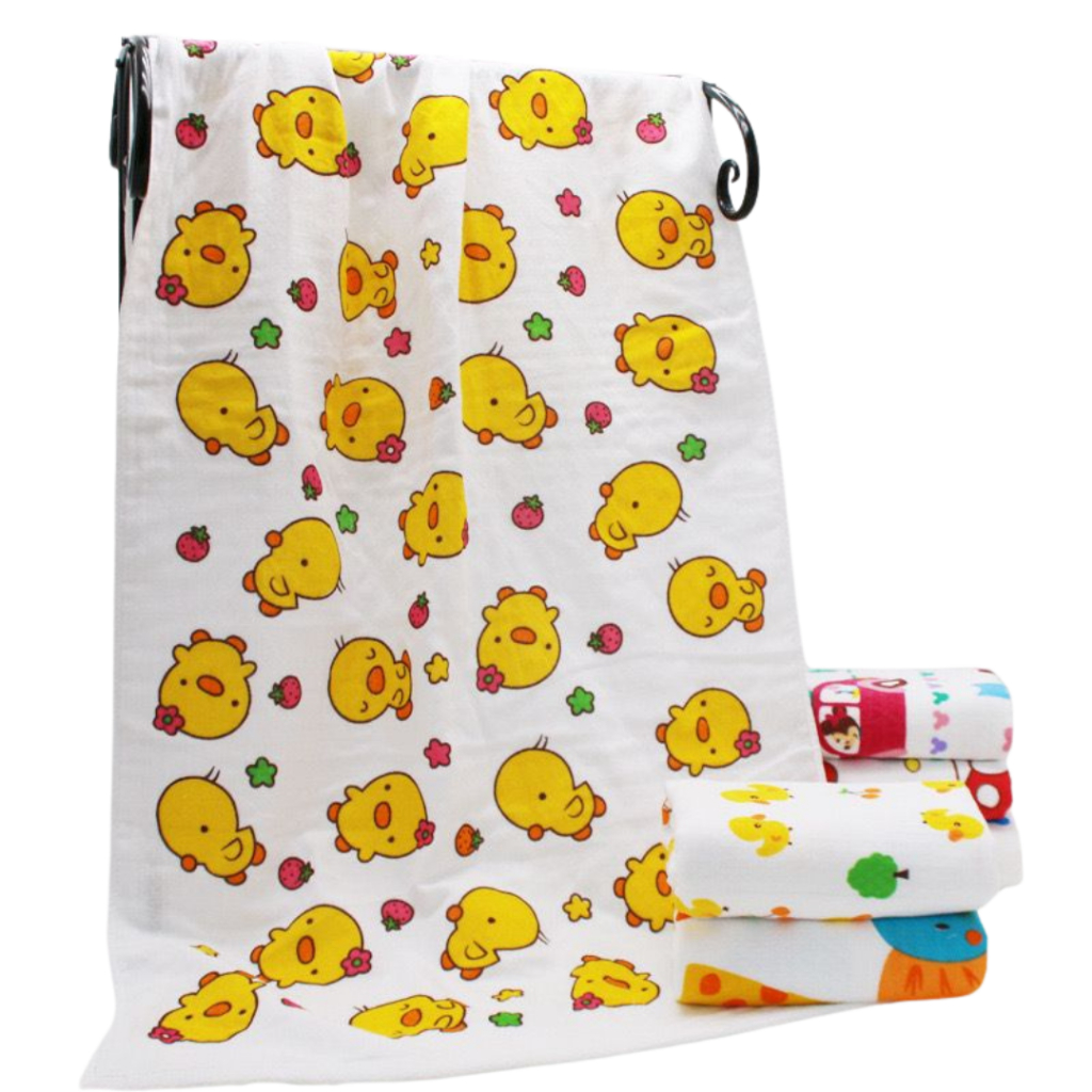 BBKid 🦄️60x120cm Kid Cotton Bath Towel Honeycomb Tuala Mandi Budak Blanket IM001