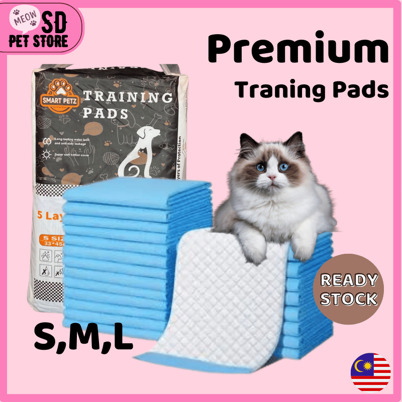 【SD PETSTORE】Alas Kencing Kucing Lapik Kucing Dalam Sangkar Pet Liner Pet Wee Pad Dog Pee Pad Cat Urine Pad Cat Traning