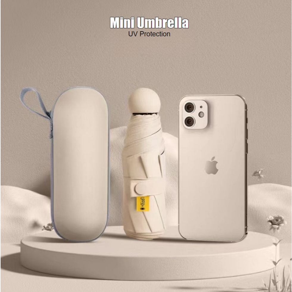 [CHEAP FAST DELIVERY] Mini Umbrella , Mini Payung Kompak, Pocket Capsule Sun and Rain Umbrella, Compact and Portable
