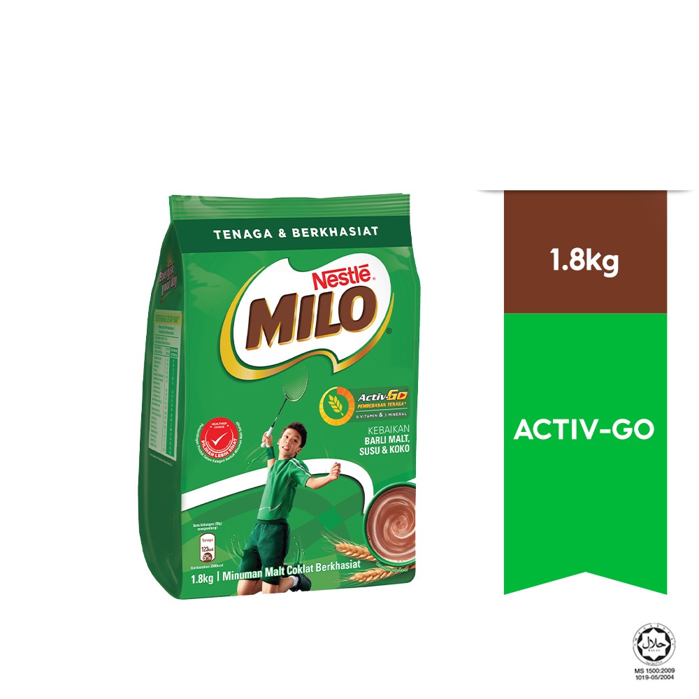 NESTLÉ MILO® CHOCOLATE MALT POWDER Soft Pack 1.8kg