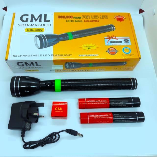 LED FLASHLIGHT Ultra Bright 3 Modes LED Rechargeable Torchlight GML8001/GML8002/GML8004/GML9002