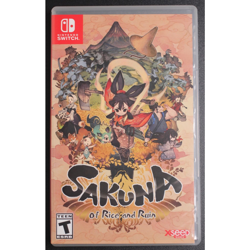 USED Nintendo Switch NSW SAKUNA of Rice and Ruin 天穗之咲稻姬 US Version (全区中文, All regions English）