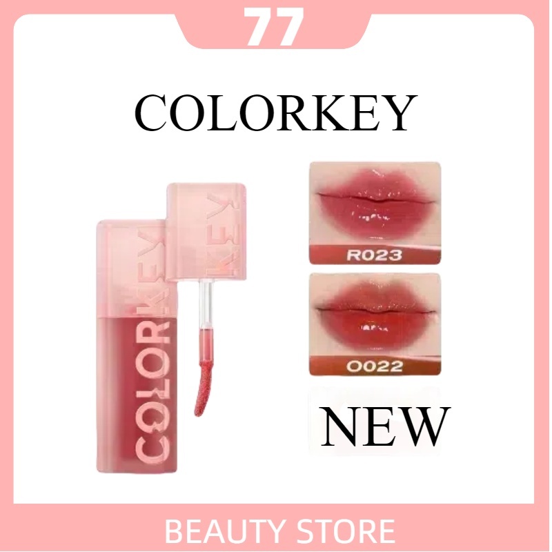 [READY STOCK] Colorkey Watery Lip Serum Moisturizing Easy to Color Lip Gloss Liquid Lipstick 水波波唇部精华