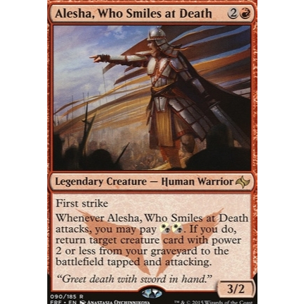 MTG SIngle Alesha, Who smiles at Death