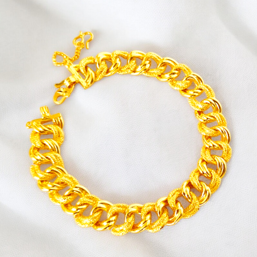 Bracelet Rantai Tangan COCO Emas Korea 24K Gold Plated Gelang Tangan Perempuan Emas Bangkok