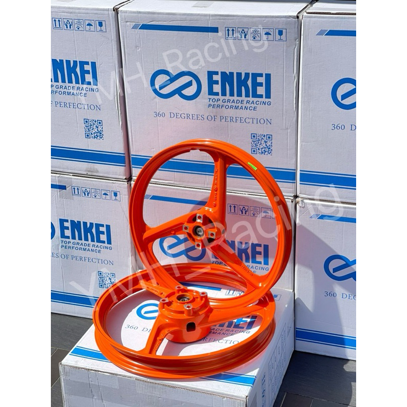 SPORT RIM ENKEI 3 BATANG ORIGINAL FULL CHOP SPORT RIM LC135 5S 125Z 125ZR Y15 Y16 RS150 RSX READY STOCK