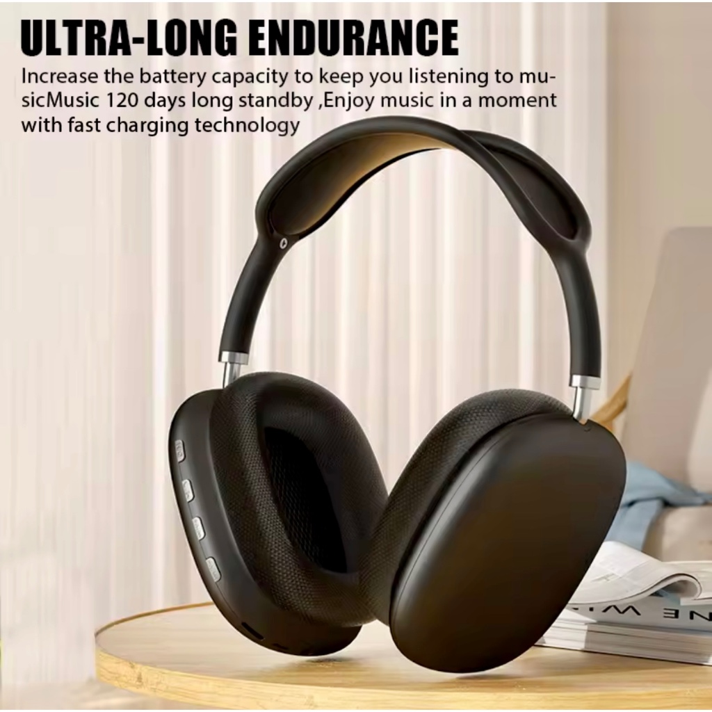 Wireless Headphones Bt Headset Smart Noise Reduction Headsets Stereo Sound TWS Earphone时尚潮流无线蓝牙耳机