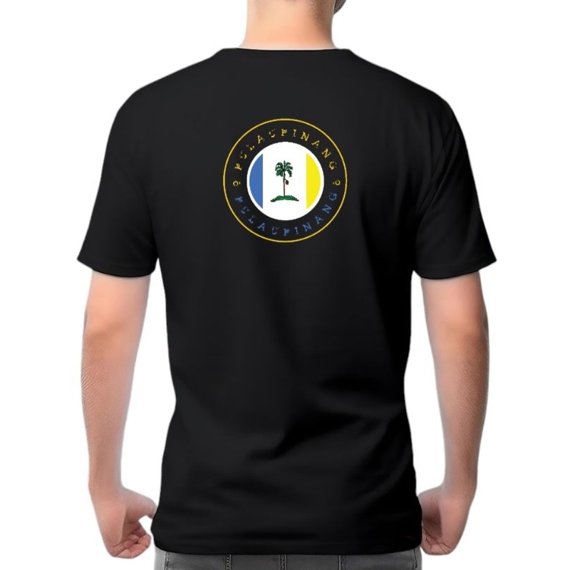 PULAU PINANG LOGO/BENDERA TSHIRT COTTON LENGAN PENDEK