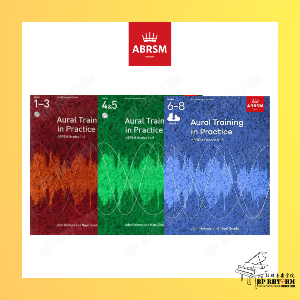 ABRSM Aural Training in Practice with CDs / Audio, Grades 1 - 3 | Grades 4 & 5 | Grades 6 - 8