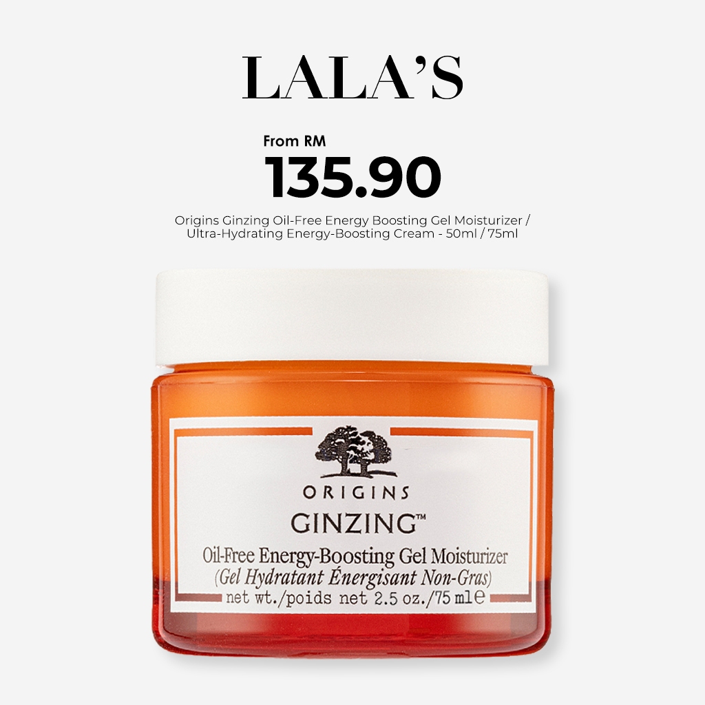 Origins Ginzing Oil-Free Energy Boosting Gel Moisturizer / Ultra-Hydrating Energy-Boosting Cream [READY STOCK]