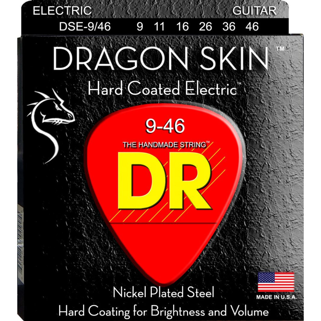 DR Electric Guitar Dragon Skin DSE-9 String Set 9/42