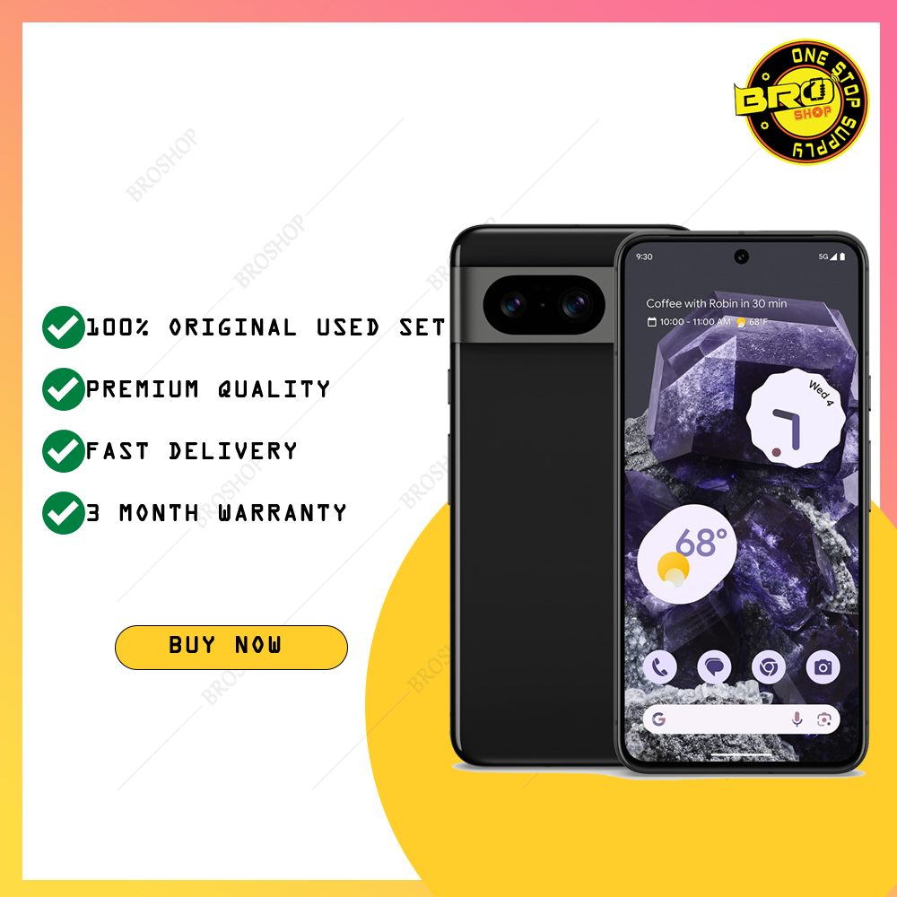 100% ORIGINAL PIXEL 8 8GB + 128GB / 8GB + 256GB ( 2nd Phone Secondhand Used Terpakai Condition Grade A)