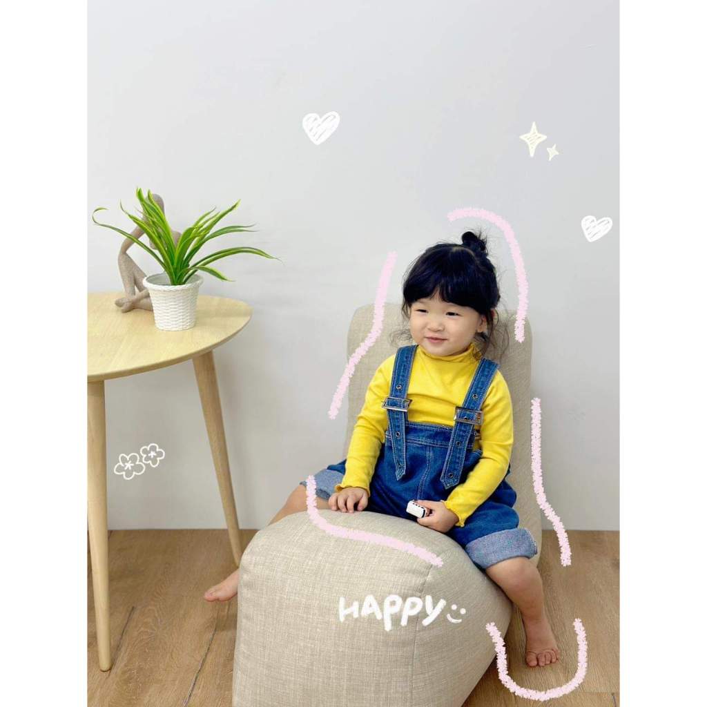 New Arrival **CHF Premium Mini Kid's Bean Chair/Cute new bean bag style chair Color:White/Grey/Beige