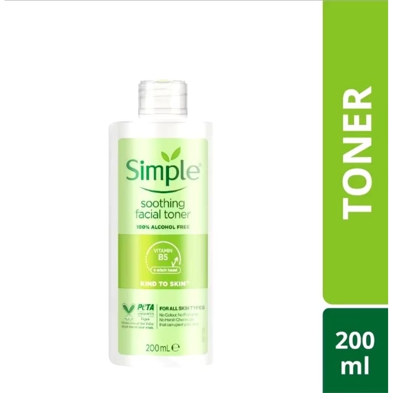 Simple Kind to Skin Soothing Facial Toner 200ml [EXP Year 2027]