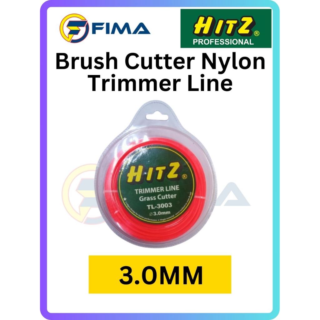 Brush Cutter Nylon Trimmer Line Tali Mesin Potong Rumput Spool Line String 300g+- 割草线