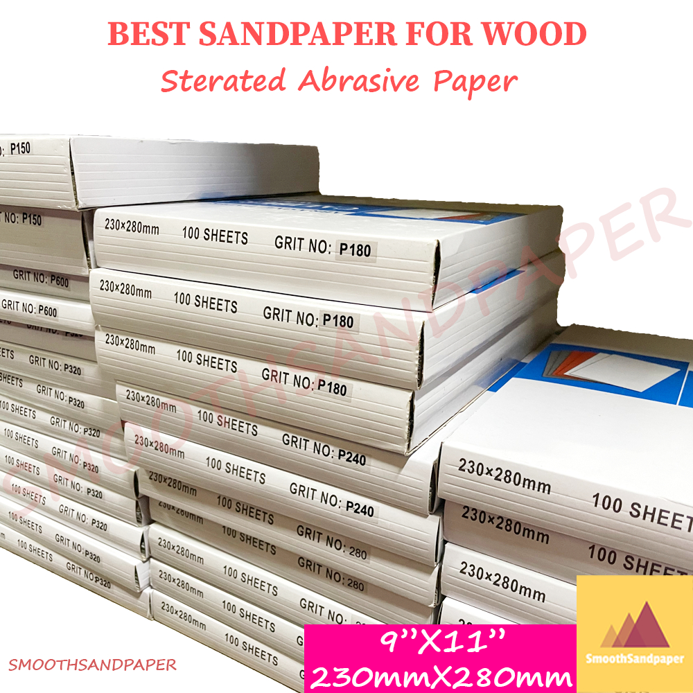 [READY STOCK] Sandpaper Sheet 9"X11" (230mmX280mm) Aluminium Oxide Stearated Kertas Pasir Kayu 干砂纸 干沙纸 image 7
