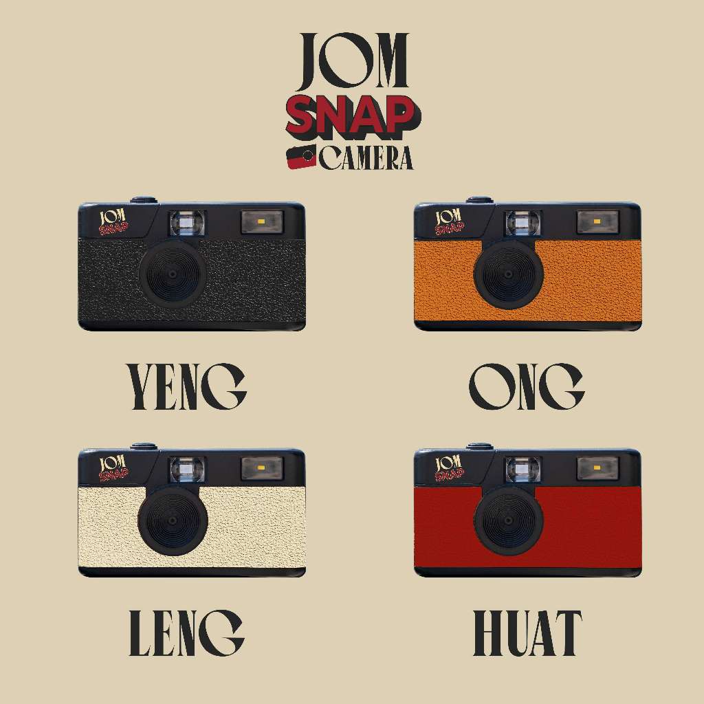 (Pre-Order) JomSnap Camera | Digital Film Camera | Screen-Free | Aesthetic Retro Film Camera