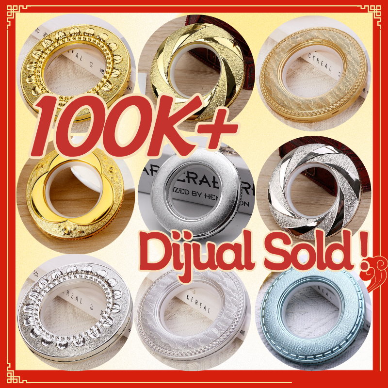 Ready Stock Cincin Langsir Eyelet Curtain Ring Langsir Curtain Curtain Eyelet Rings Gelang Langsir Renda Langsir Ring