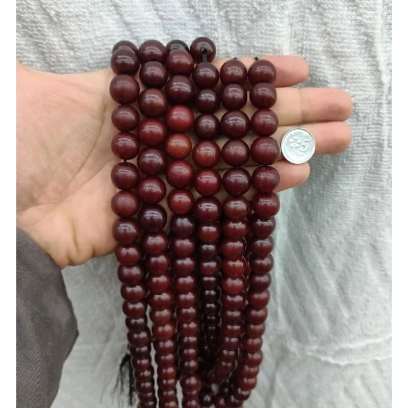 Tasbih Buah Bulon/ Ibui Besar Original Asli 33 Biji