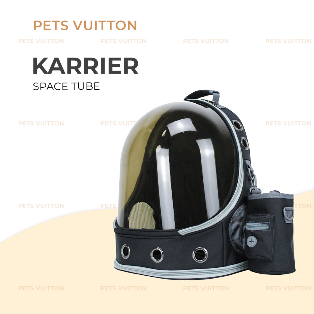 Pets Vuitton KARRIER Space Tube Pet Travel Bagpack Pet Carrier Bag