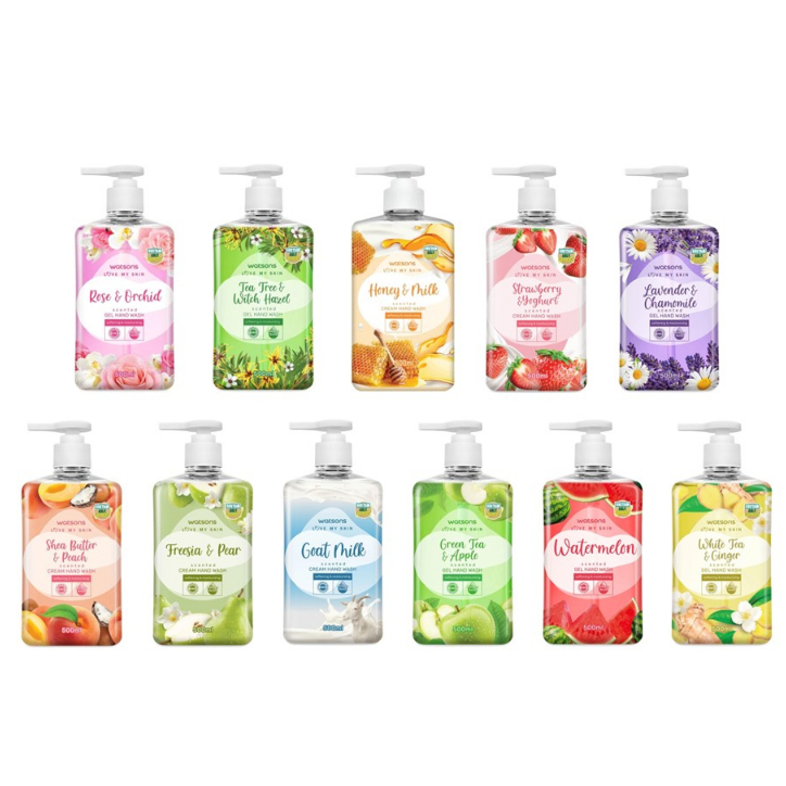 Watsons Gel Hand Wash/Hand Soap Cream Gel 500ml
