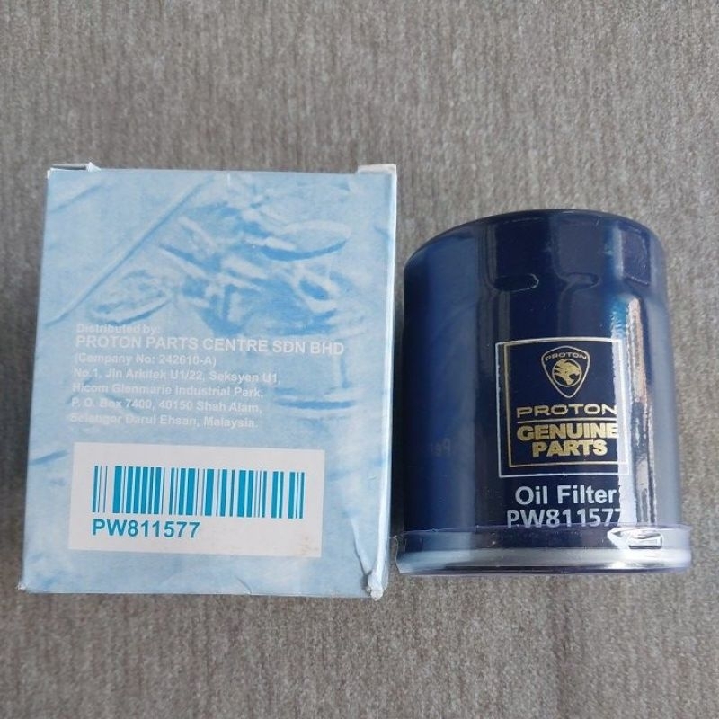PW811577 OIL FILTER PROTON PERDANA/EXORA/PREVE/PERSONA/SAGA/BLM/FLX/WAJA/WIRA/SATRIA/
