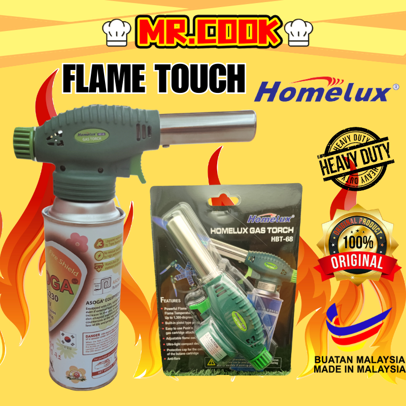 [MR.COOK] Heavy Duty BBQ Gas Torch Camping Gas Multipurpose Torch Butane Burner Welding Fire Maker Flame Gun Welding