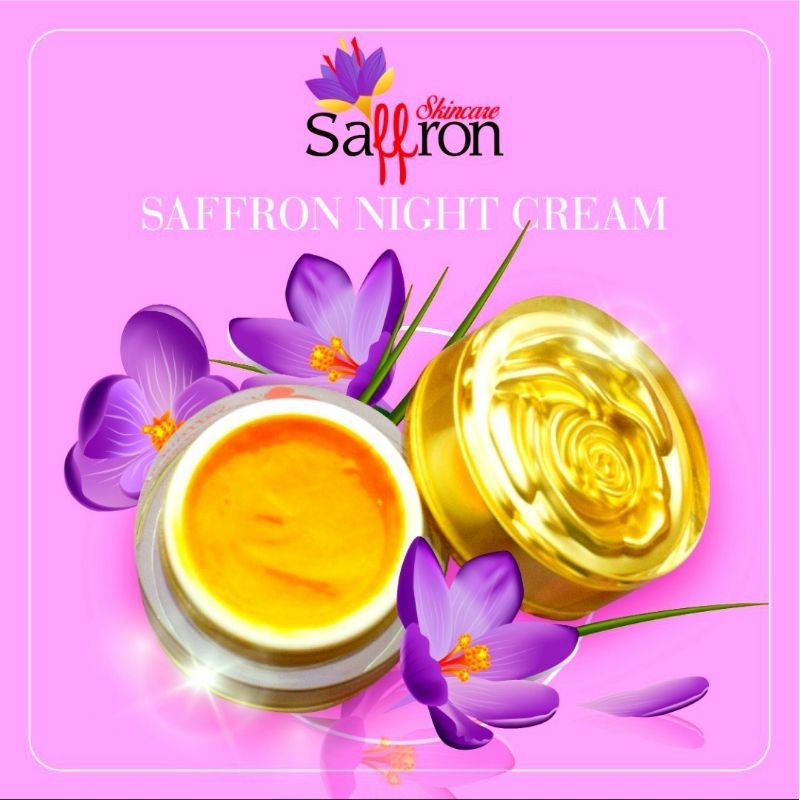 SAFFRON SKINCARE ORIGINAL NIGHT CREAM (20GRM) - ORGANIC WITH AYURVEDIC AND NATURAL INGREDIENT