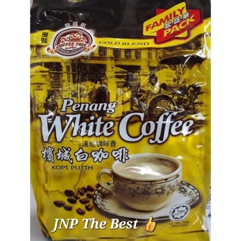 Coffee Tree Penang White Coffee - 30x40g=1,200g (Family Pack) - (Expiry Date : MAR 2027)