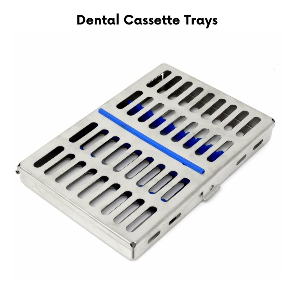 Stainless Steel Medical Surgical Tray Dental Dish Lab Instrument Tools Dental Sterilization Cassette Tray Rack Autoclave