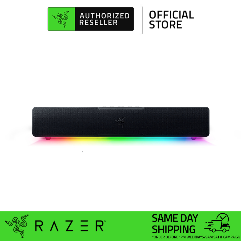 Razer Leviathan V2 X RGB Gaming Speakers | PC Gaming Soundbar | Full Range Drivers | USB Type C Power | Bluetooth 5.0