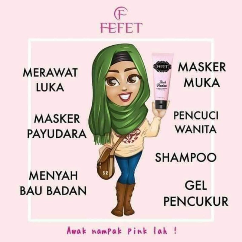 Fefet sireh premium 7 in 1 100ml pencuci women wash