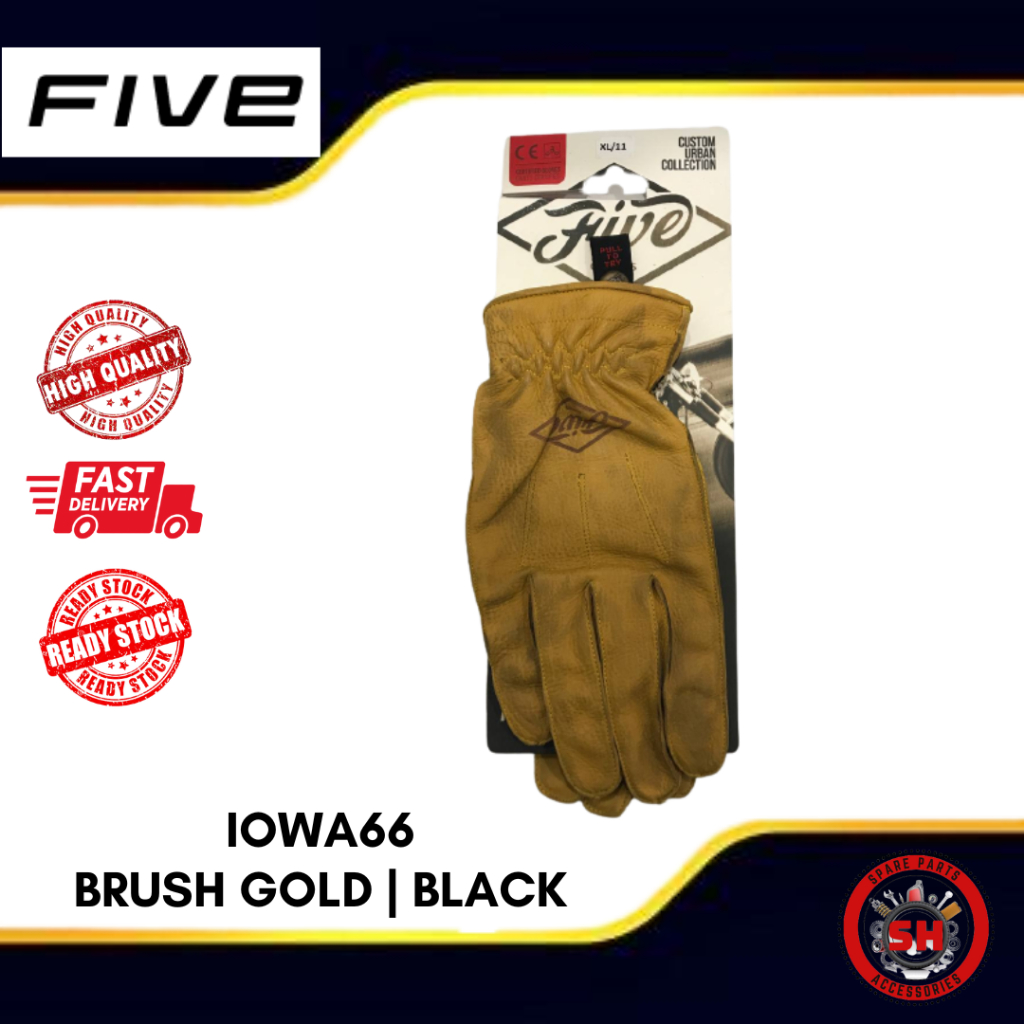 Five Glove Iowa66 Iowa 66 Glove (Ready Stock) Glove Motor Motorcycles Glove