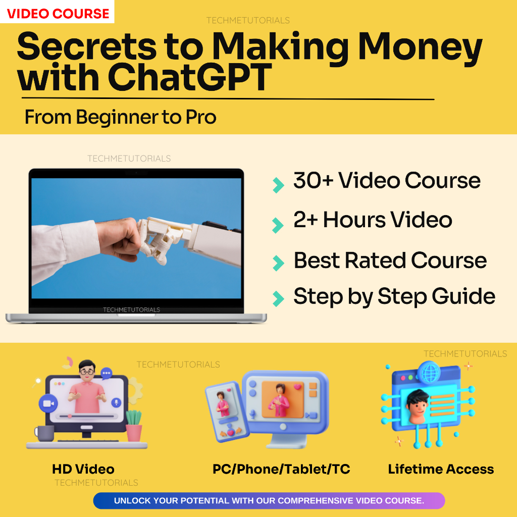 Secrets to Making Money with ChatGPT: From Beginner to Pro | ChatGpt Course ChatGpt 4 Chat Gpt ChatGpt