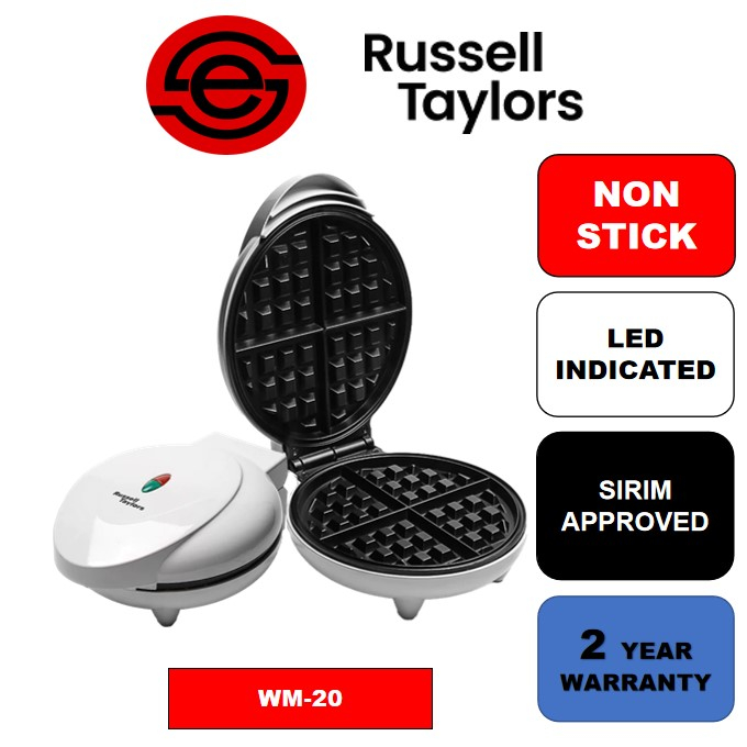 Russell Taylors Belgian Waffle Maker WM-20