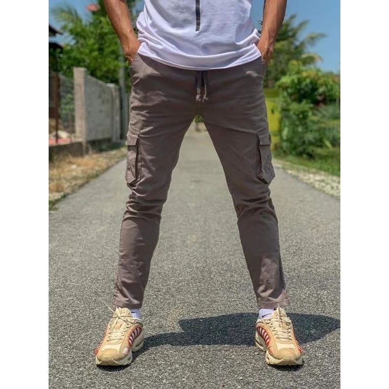 SELUAR CARGO SLACK 6 POCKET KAIN TEBAL CARGO SLACK PANTS SESUAI UNTUK KERJA KERAS