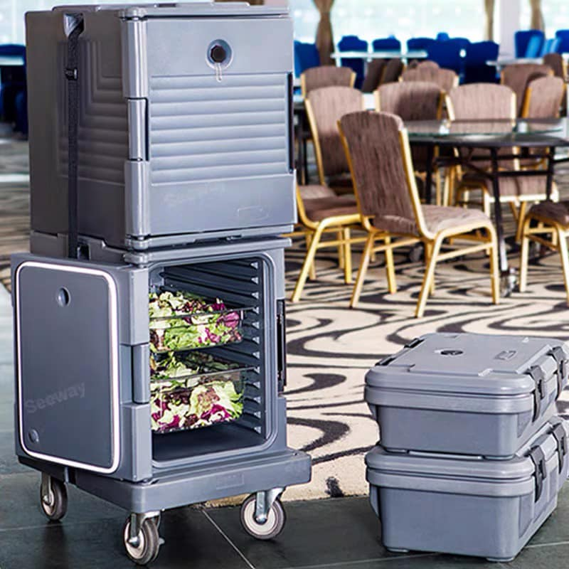 Insulated Food Servers Food Pan Carrier Carts Bucket Hot Boxes Catering Warmer Tansporter Service Storage Container 保温箱