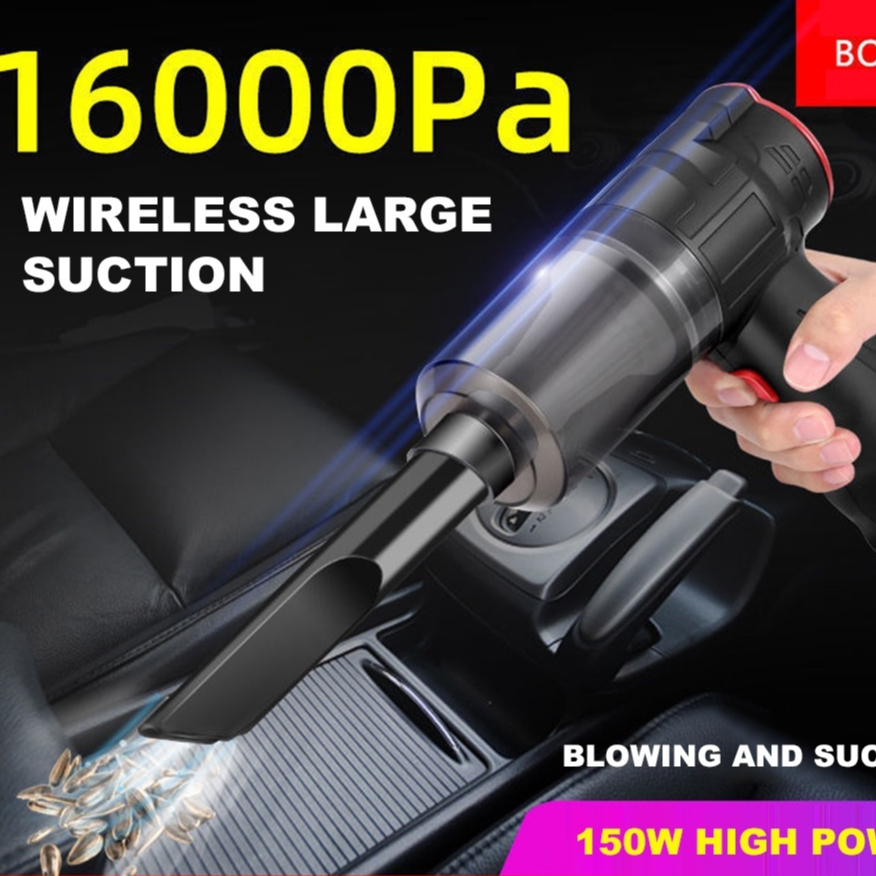 Cordless Car Vacuum Cleaner 9900PA Mini Wireless Vacuum Kereta Rechargeable Mini Vacum Cleaner Vakum Cleaner 车载吸尘机迷你