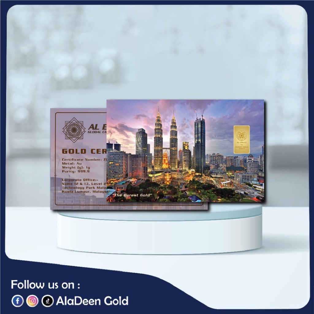 AlaDeen Gold®️ NEW LAUNCH!! 0.5gram 24k Gold Bar Exclusive 999.9 Au KLCC&hellip;