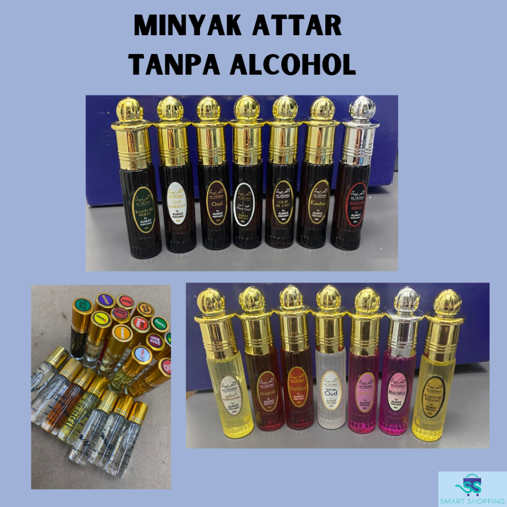 MINYAK WANGI 8ML/ MINYAK ATTAR / ATAR/ PERFUME TANPA ALKOHOL HALAL-(PART 2 )