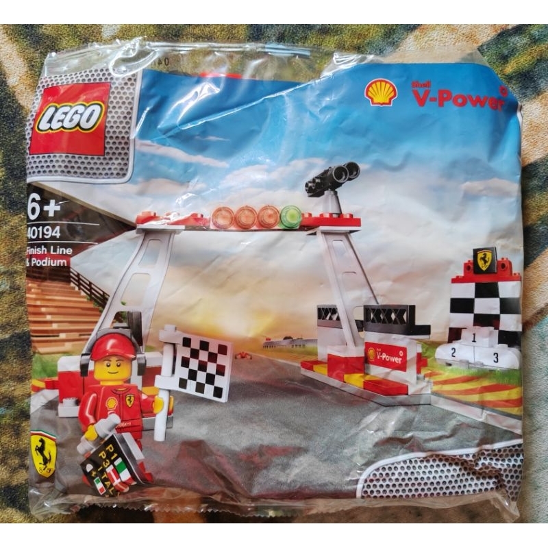 Lego Shell V-Power 40194 Ferrari Finish Line & Podium polybag