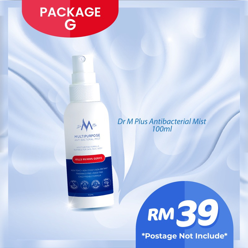 1 x Dr M Plus Multipurpose Anti-Bacterial Mist