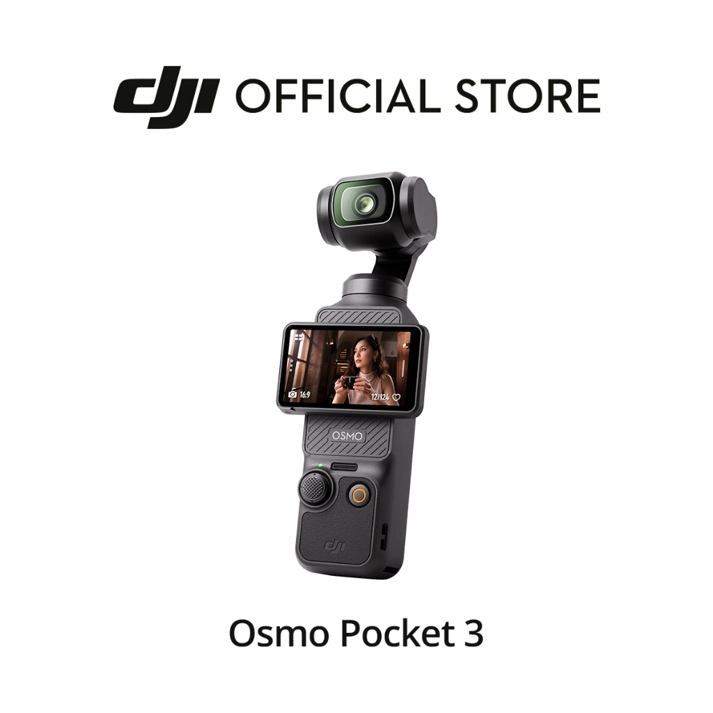 DJI Osmo Pocket 3 - Handheld | 1-Inch CMOS & 4K/120fps | 2-Inch Rotatable Screen | 3Axis Gimbal Mechanical Stabilization