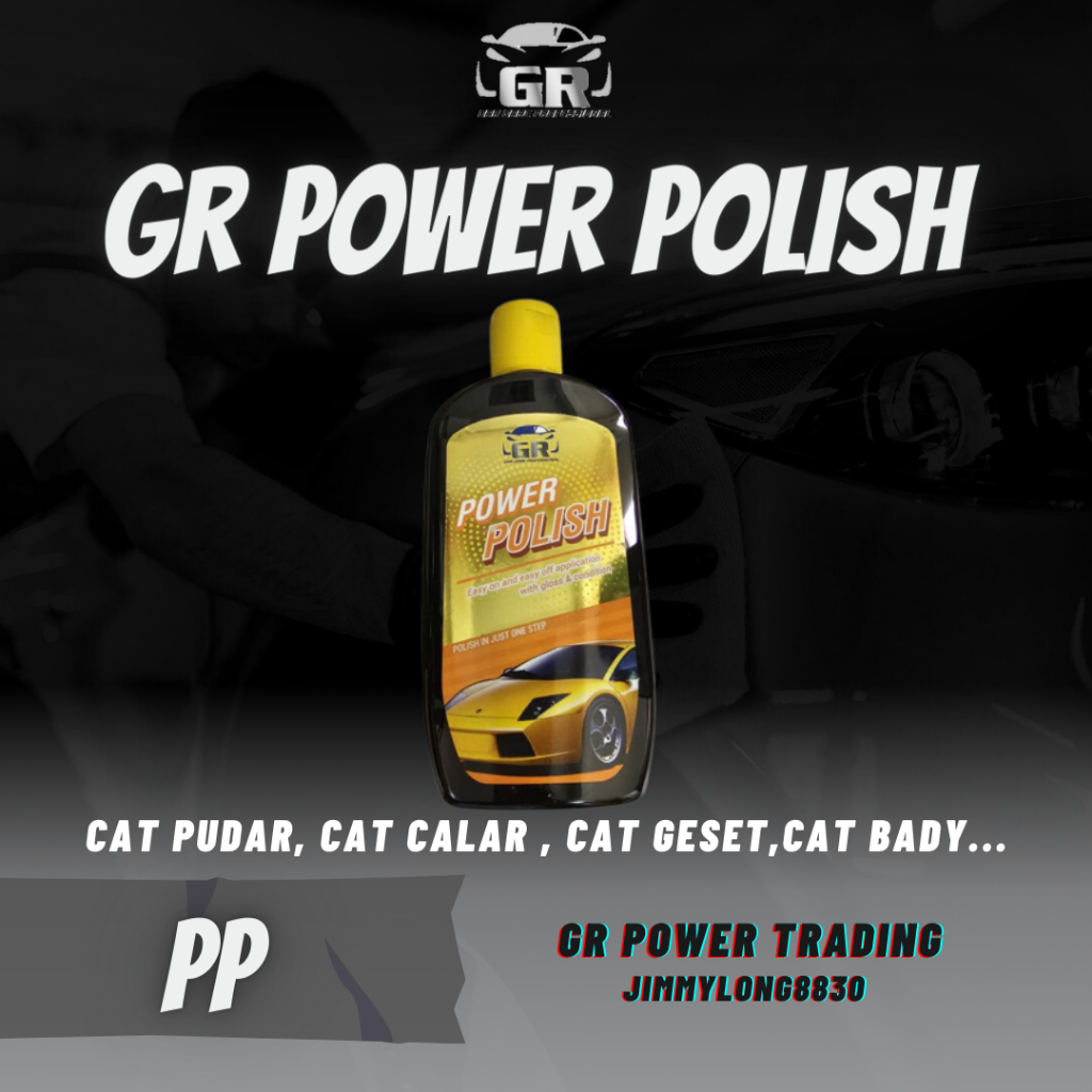 Produk penjagaan kereta GR Power Polish(GR Power Polish Car care products)